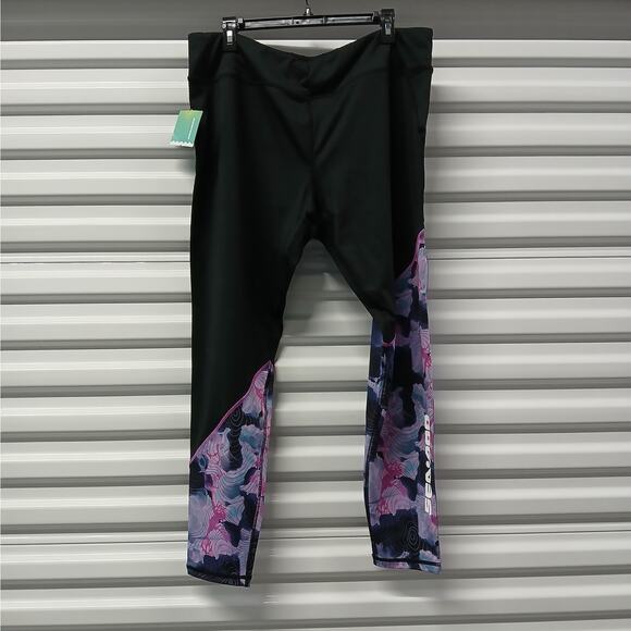 Sea Doo UV Protection Leggings Women's Size 2XL Black Casual Athletic Pants - Picture 2 of 10